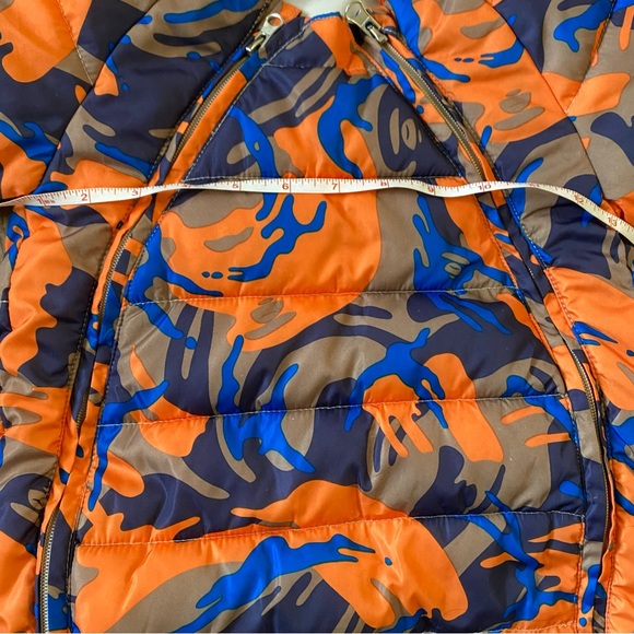 New Infant Snowsuit Coverall Blue Orange Camouflage 9 months NWOT - Picture 8 of 16